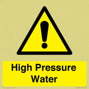 High Pressure Water